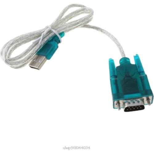 Black USB To RS232 RS-232(DB9) Serial Cable Standard Adapter Converter For PC Mar05 21 Dropship