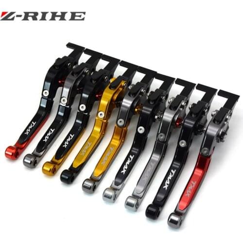 For yamaha tmax 530 tmax500 2008-2018 all years CNC Aluminium Motorcycle Adjustable Folding Extendable Brake Clutch Levers