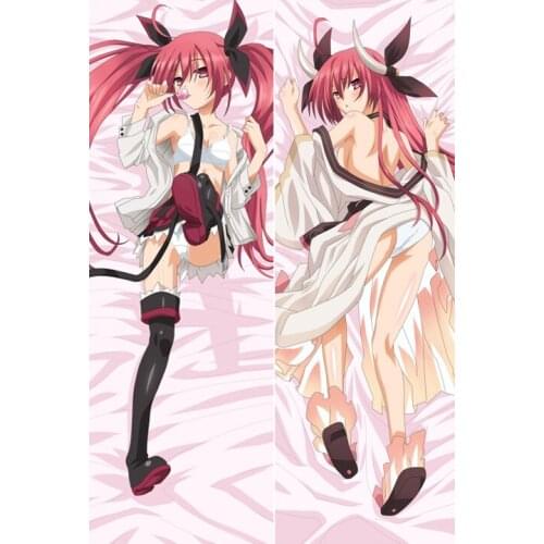 Anime Cartoon Date A Live Double sided hugging Pillow Case Pillow Cover Pillowcase Peach Skin 2 Way 9031
