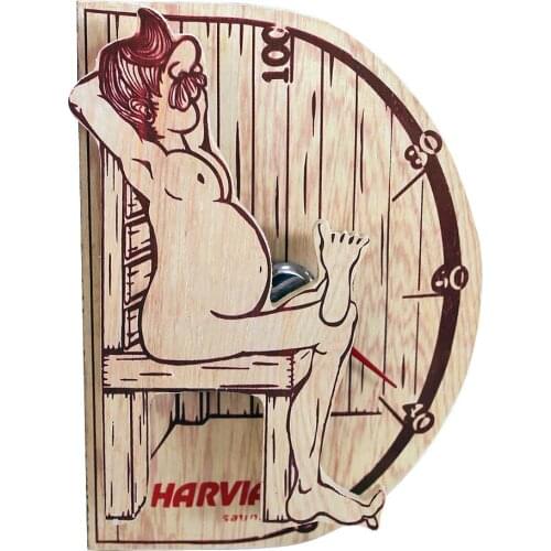Hygrometer Sauna Wooden-Case Steam Outdoor-Used Wood Indoor Bath