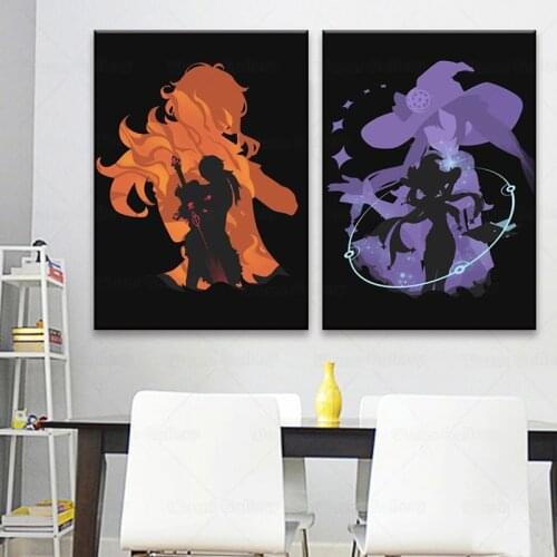 Game Anime Poster Genshin Impact Picture Canvas Painting And Prints Art Decoration Murals Home Kids Room Wall Decor