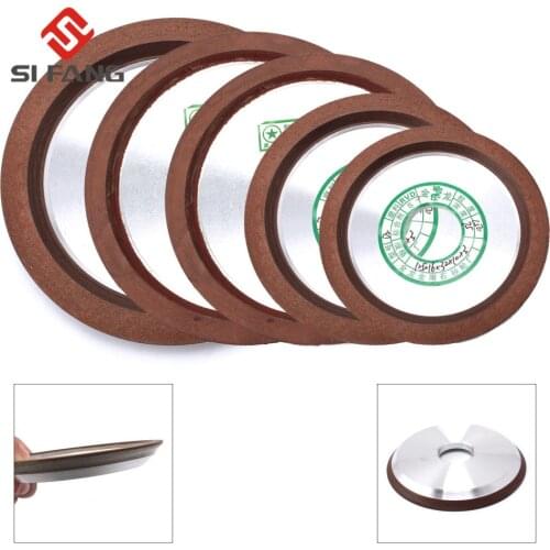 Quality 4"~6" 100mm/125mm/150mm Diamond Grinding Wheel Resin Bonded Disc Carbide Milling Cutter Power Tool 150-320Grit