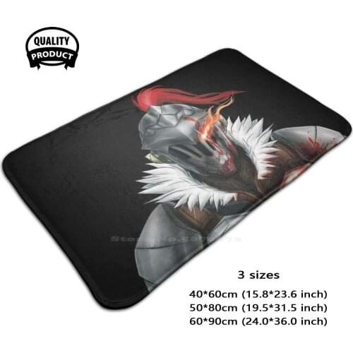 Goblin Fan Art Door Mat Foot Pad Home Rug Goblin Goblin Goblin Slaying Goblins Demon Monsters Knight Knights Bloody Fan Fanart