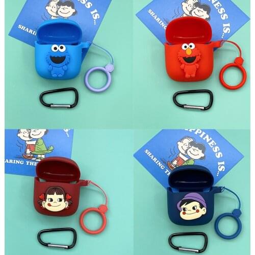 Cute Cartoon Silicone Cover for JBL TUNE 220 TWS / T225TWS Case Bluetooth Earphone Case for TUNE 225TWS Earphone Headphone Box