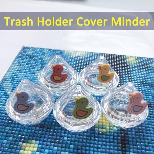 DIY Diamond Painting Tools Cover Minder Trash Holder Duck Decor