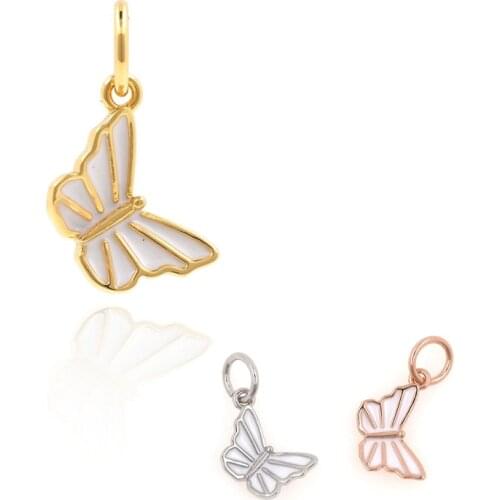 Gold Butterfly Necklace,Gold Butterfly Pendant,Gold Butterfly Bracelet,Exquisite Butterfly Charm,DIY Jewelry Making Accessories