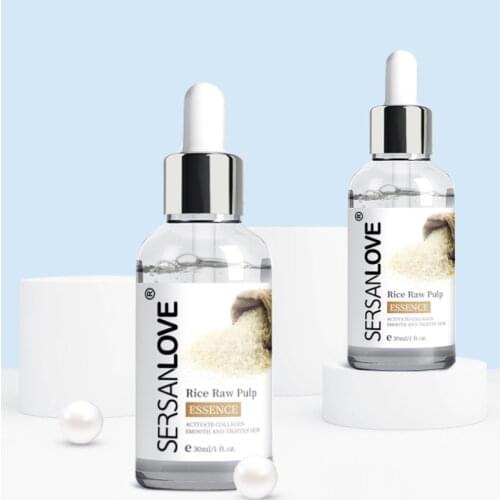 Rice Puree Hyaluronic Acid Serum Facial Repair Skin Moisturizing Remove Acne Shrink Pore Ampoule Anti-whrink Face care TSLM1