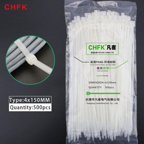 Width 3.6mm Plastic Nylon Cable Ties Self-locking 4*150/500pcs 4*200/500pcs 4*250/250pcs 4*300/250pcs