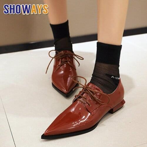 SHOWAYS Women's Oxfords