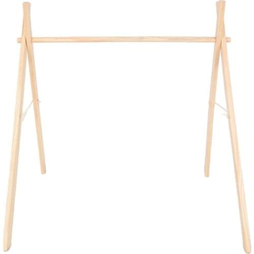 Nordic Simple Wooden Fitness Rack Children Room Decorations Baby Play Gym Activity Pendants Hanging Bar Newborn Gifts 69HE