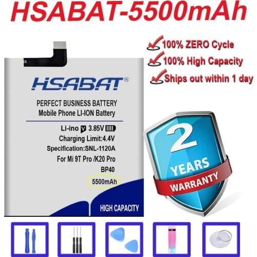 Top Brand 100% New 5000mAh BP40 Battery for Xiaomi Redmi Mi 9T Pro /K20 Pro in stock