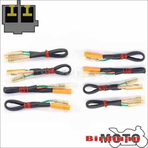 Motorcycle Turn Signal Indicator Wire Adapter Plug For Honda VTR250 CB1300SF CB400SF CB400SS NC41 CB1300S CBR CBR600RR CBR1000RR