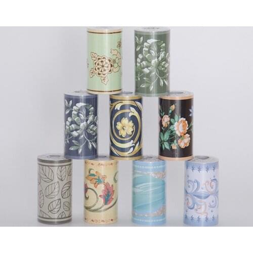 Waterproof self-adhesive waistline wall stickers bathroom kitchen room wallpaper border DIY decorative stickers 10 meters