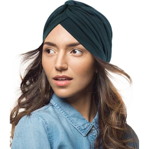 High Quality Muslim Hijab Caps Female Inner Hijabs African Wrap Head Cotton Women Turban caps Stretchy Soild Color India Hat