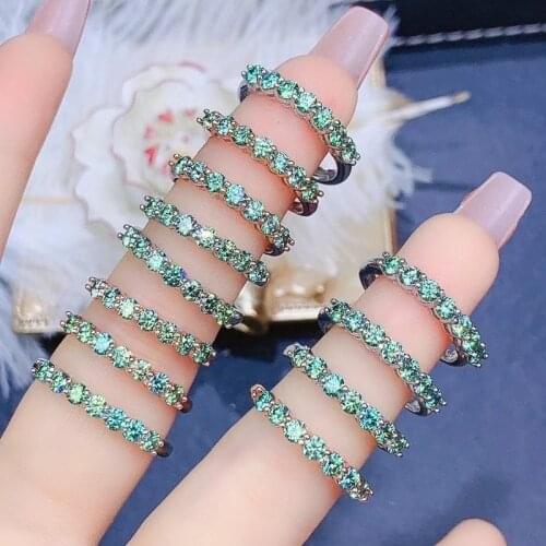 Jewelry Fashion Moissanite Ring for Daily Wear 3mm Moissanite Ring 925 Silver Moissanite Jewelry