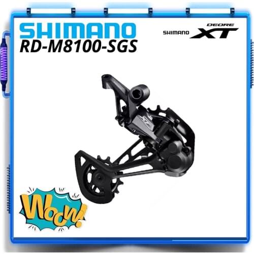SHIMANO DEORE XT RD M8100 SGS 12s Rear Derailleur RD-M8100 MTB mountain bike bicycle SHADOW RD 1x12 speed 12v
