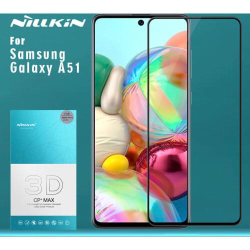 For Samsung Galaxy A51 A71 Note 10 Lite 10 Plus 5G 9 8 S10 S9 S8 Plus Tempered Glass Nillkin 3D CP Max Full Cover Protector Film