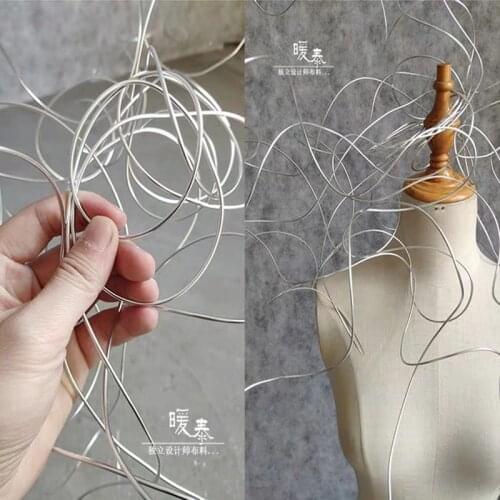 1.95mm Rigid Aluminum Wire Material White Silver DIY Flower Crafts Jewelry Decor Metal Modelling Designer Accessories