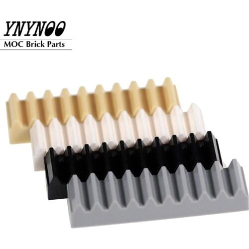10-20Pcs/lot High-Tech Gears Rack 1x 4 MOC Building Blocks Bricks Toys Parts fit for BrickLink LDraw 3742