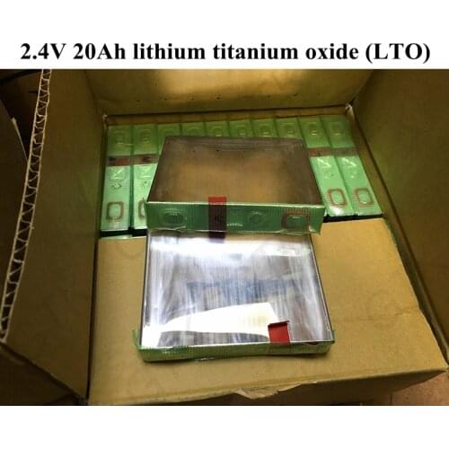 10pcs 2.4v 20ah LTO battery 2.3v 20ah lithium titanium oxide (LTO) S C i B rechargeable battery used for vehicle elevators solar