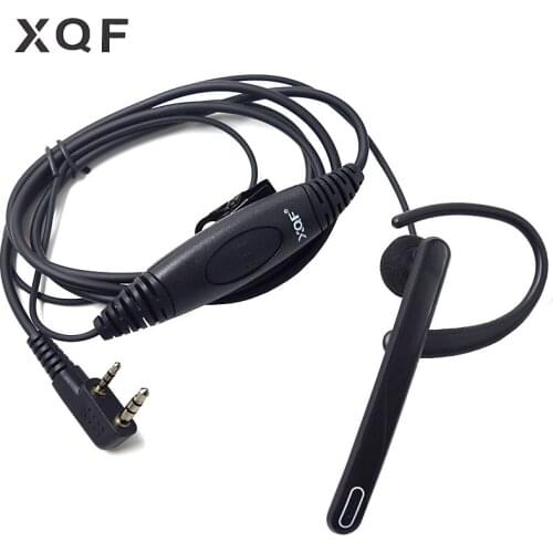 2 Pin Walkie Talkie Ear Clip Earpiece Headset Mic for Baofeng Portable Radio UV-5R BF-888S GT-3 UV-B5 Transceiver UV 6R BF-F8