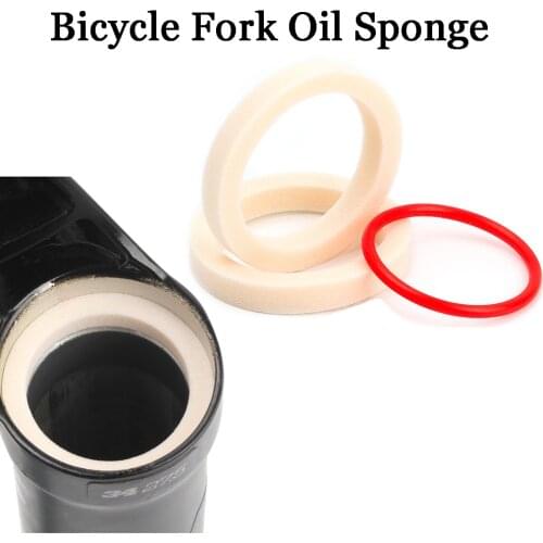 2PCS Bicycle Sponge Ring Oil Sealed Foam Bike Front Fork For Fox Rockshox Manitou Sponges And Itinerary 0-ring 32/34/35/36mm
