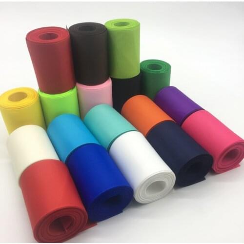 3'' 75mm Wide (5yards/lot) Grosgrain Ribbon Hair Bows Christmas Wedding Decoration DIY Sewing Crafts