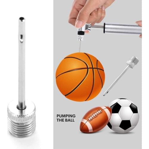 3pcs Metal Inflatable Pump Needle Stainless Steel Inflatable Needle for Football Soccer Basketball Volleyball Air Valve Adaptors