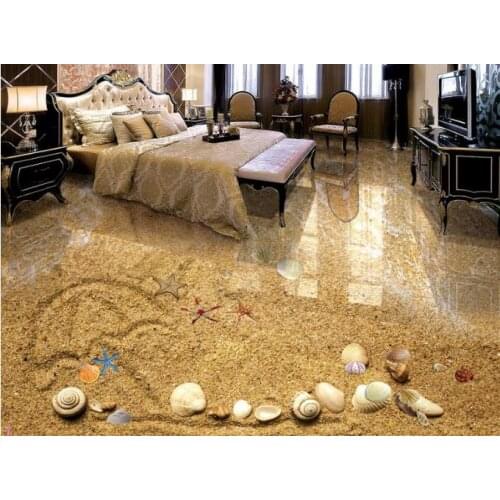 3D Floor Painting Wallpaper For Walls 3 D Customize Flooring Photo Wallpaper Beach Wall papers Home Decor