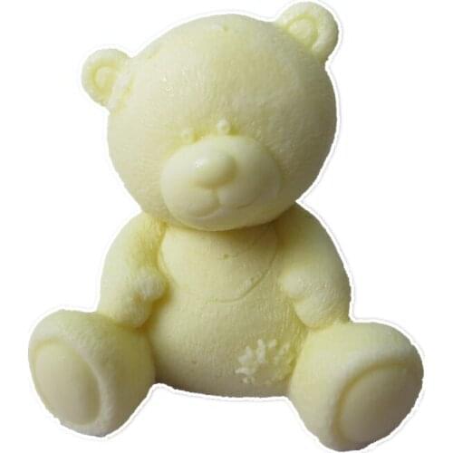 3D Teddy bear shape animals silicone mold DIY Christmas 3D Cake Mold Candy Chocolate Mousse Decoration Baking Tool Moulds