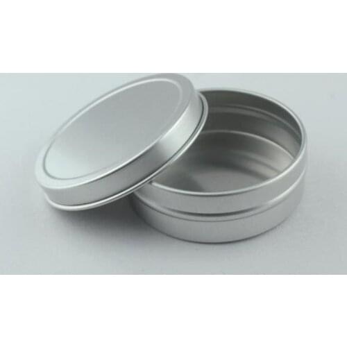 60ML Aluminum storage box 62*22mm Tea candle spice cable parts diy metal boxes F20173309