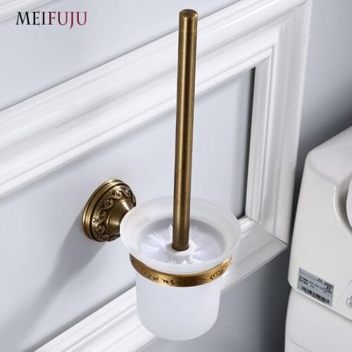 Antique Toilet Brush Holders Aluminum Toilet Brush Holder Wall Mounted Bronze Holders Bathroom Accessories Bathroom Hardw