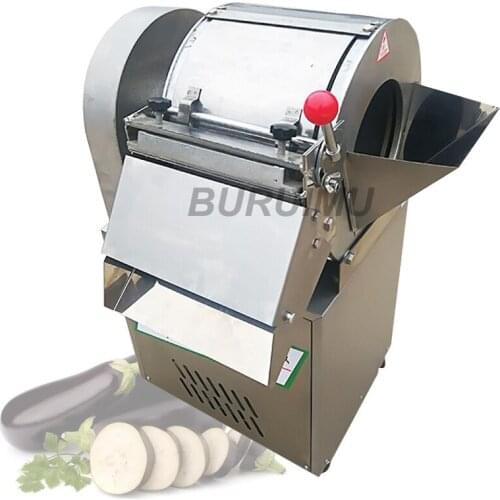 Automatic Vegetable Cutting Machine Commercial Multi-Function Electric Carrot Ginger Slicer Onion Shred Maker