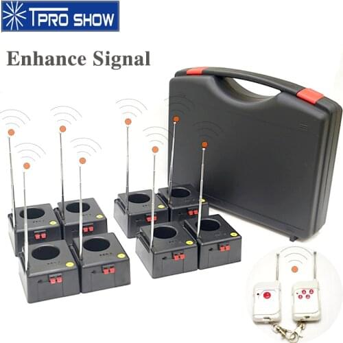 Wireless Cold Fountain Control System 8/12 Antenna Receiver Remote Wedding Pyro Equipment Electronic Base Machine Stage Show DJ