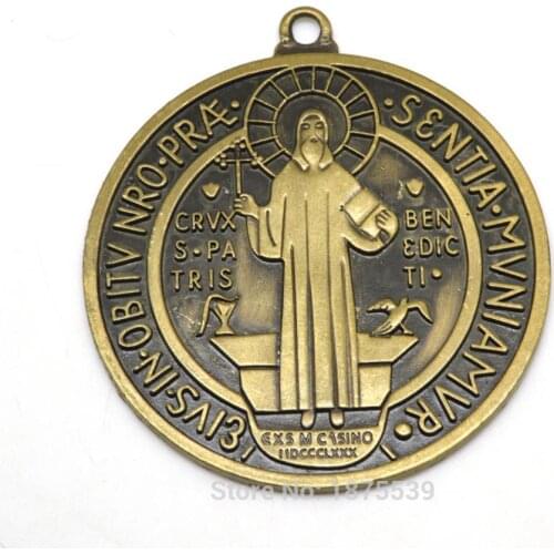 Big St Benedict Medal High Quality Pendant Diameter is 90 MM