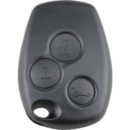 3 Button Remote Key Shell Case Without Blade for Renault Logan Sandero Clio Fluence Vivaro Master Traffic