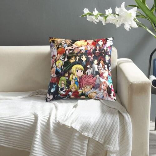 All Anime pillowcase printed cushion cover sofa waist pillow pillow cover