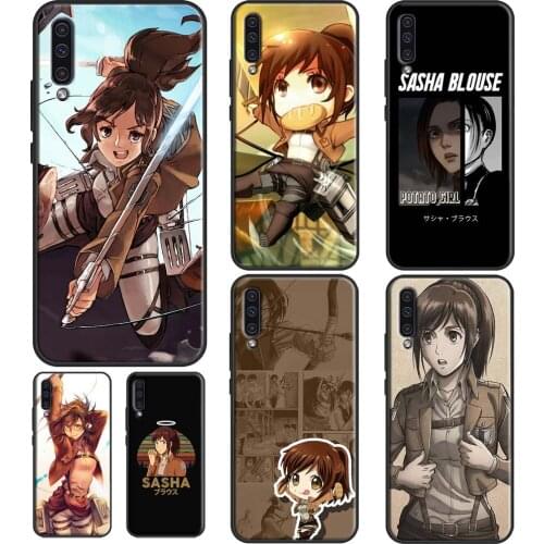 Attack on Titan Sasha Braus Case For Samsung A51 A71 A11 A31 A50 A70 A40 A02S A20S A12 A32 A42 A52 A72 A20e A21S Coque