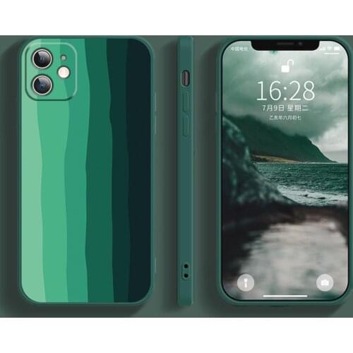 Csaing oppo Art Rainbow Phone Case For A3S A5S A7X A9x A11x A8 2020 A91 A92s RENO4 RENO4PRO Shockproof soft silicon shell