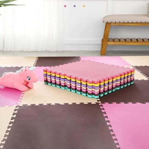 10pcs/Lot EVA Foam Childrens Rug Baby Play Mat Kids Rug Puzzle Childrens Mat Interlock Smmmer Cool Floor Playmat 30*30*1 CM