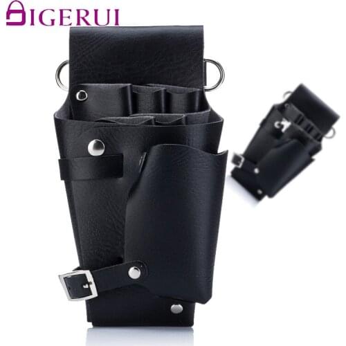 DIGERUI Barber Dedicated Hair Waist Bag Shoulder Bag Kit Hair Stylist Waist Bag Detachable Scissor Bag Beauty Tools