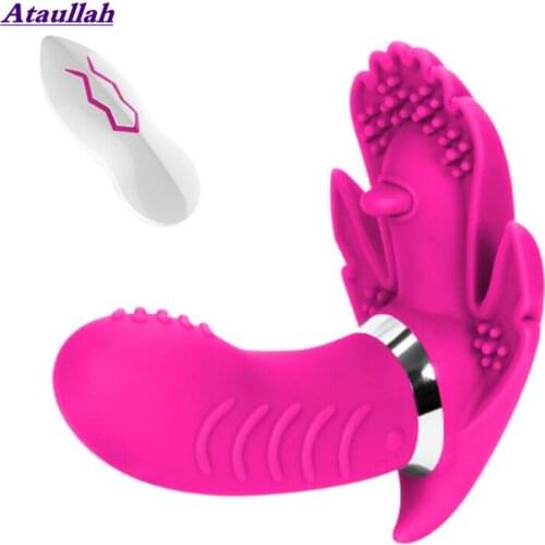 Ataullah Butterfly Dildo Vibrators for Women Sex Toys Wireless Vibrating Egg Clitoris Massager Stimulator Masturbator ST049