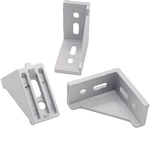 HOTSale 5pcs 3060 corner fitting angle aluminum L type connector bracket fastener match use 3030 industrial aluminum profile