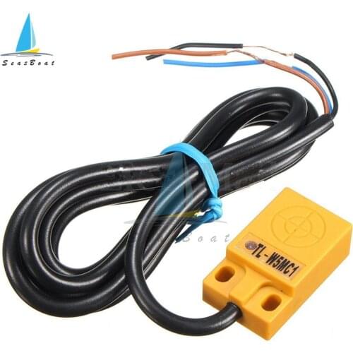 TL-W5MC1 5mm 3 Wire Inductive Proximity Sensor Detection Switch NPN DC 6V-36V Overcurrent Short Circuit Protection LED Indicator