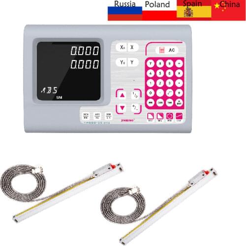 Larger 3 Axis LCD digital readout dro and linear scale / linear encoder milling lathe machinery tools