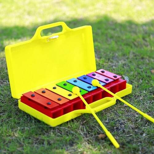 Kids Musical Instrument Toys 8 Notes Xylophone Sound Brick Colorful Percussion Baby Educational Toys Children Musical Funny Gift