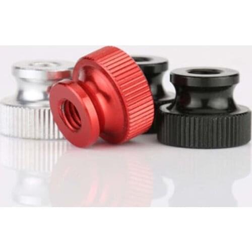 M8 Knurled Thumb Nut Steps Adjust Nuts Multicolour Aluminum Alloy Screws 2PCS