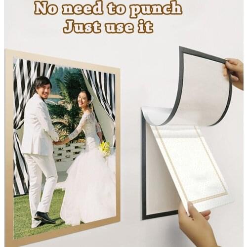 Magnetic Photo Frame Waterproof Picture Frame Fridge Refrigerator Frames For Pictures Posters And Prints Living Room Decor