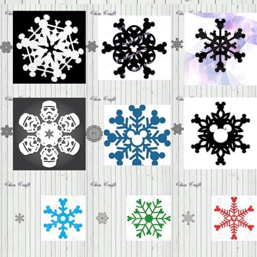 Metal Cutting Dies snowflake Stencils Die Cut for DIY Scrapbooking Album Paper Card Embossing