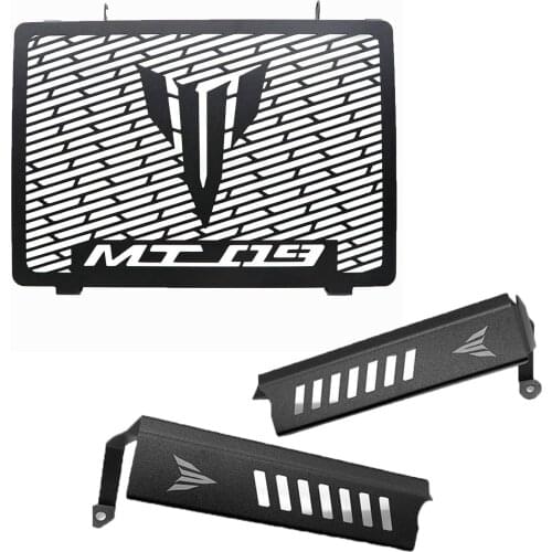 Pair MT09 2013-2016 /for Yamaha FZ09 2013-2016 Radiator Grille Guard Water Cooler Guard Radiator Cover Protector (Matte Black) S